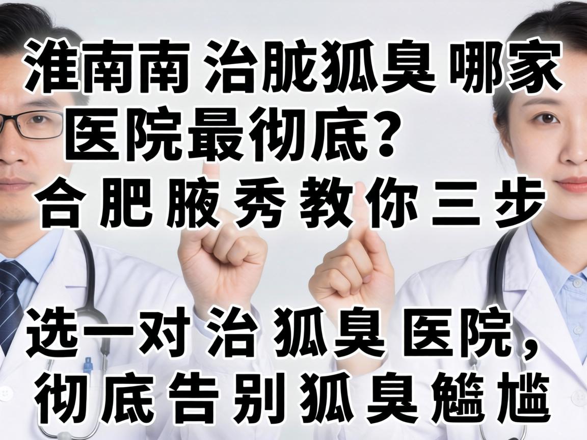 淮南治狐臭哪家医院最彻底？合肥腋秀教你三步选对治狐臭医院，彻底告别狐臭尴尬