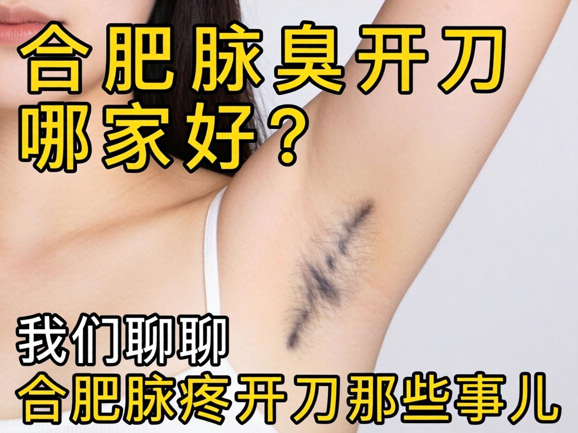 合肥腋臭开刀哪家好？我们聊聊合肥腋臭开刀那些事儿