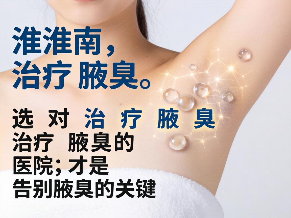 淮南治疗腋臭，选对治疗腋臭的医院，才是告别腋臭的关键
