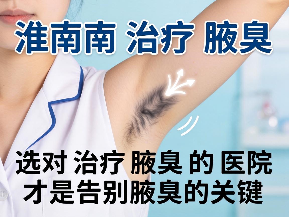 淮南治疗腋臭，选对治疗腋臭的医院，才是告别腋臭的关键