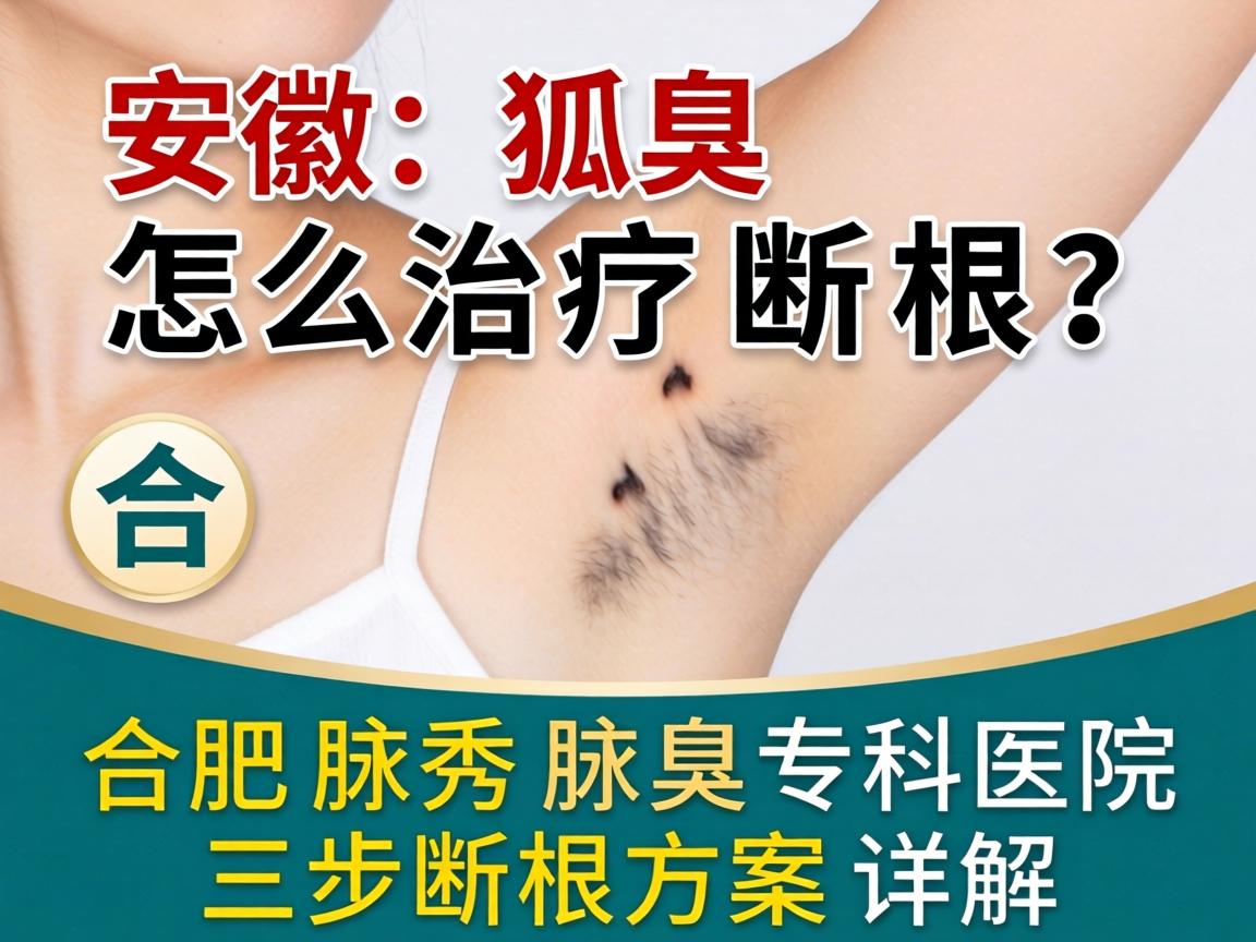 安徽狐臭怎么治疗断根？合肥腋秀腋臭专科医院三步断根方案详解