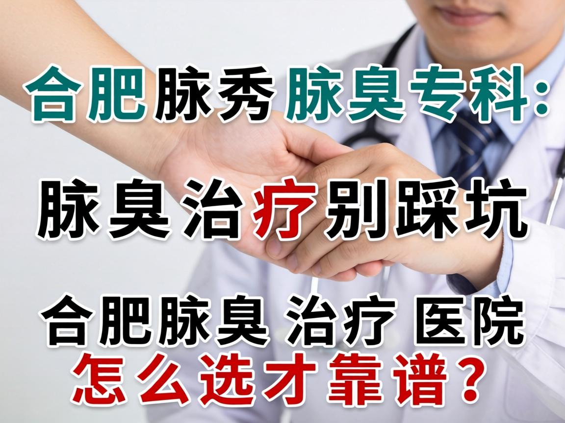 合肥腋秀腋臭专科，腋臭治疗别踩坑，合肥腋臭治疗医院怎么选才靠谱？