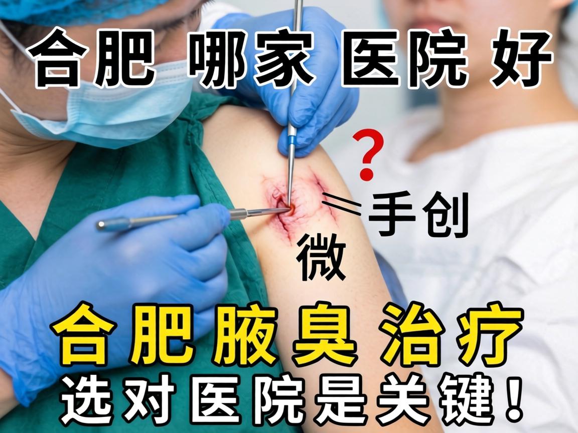 合肥腋臭微创手术哪家医院好？合肥腋臭治疗选对医院是关键！