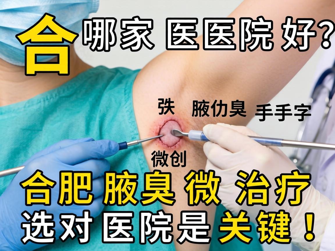 合肥腋臭微创手术哪家医院好？合肥腋臭治疗选对医院是关键！