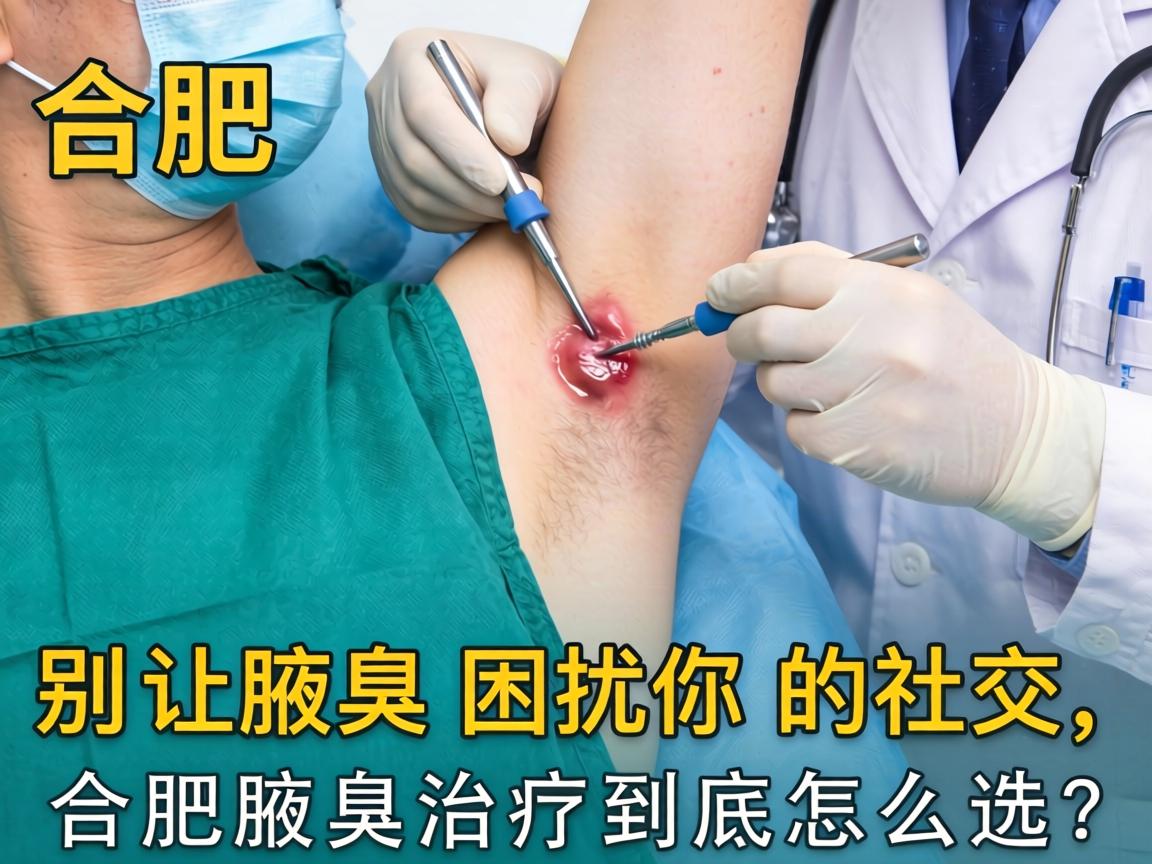 合肥腋臭手术，别让腋臭困扰你的社交，合肥腋臭治疗到底怎么选？