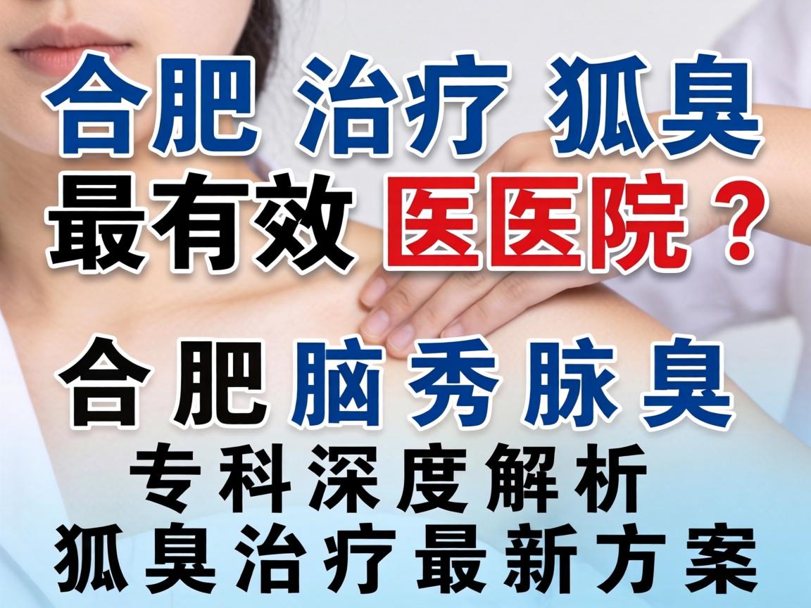 合肥治疗狐臭最有效医院？合肥腋秀腋臭专科深度解析狐臭治疗最新方案
