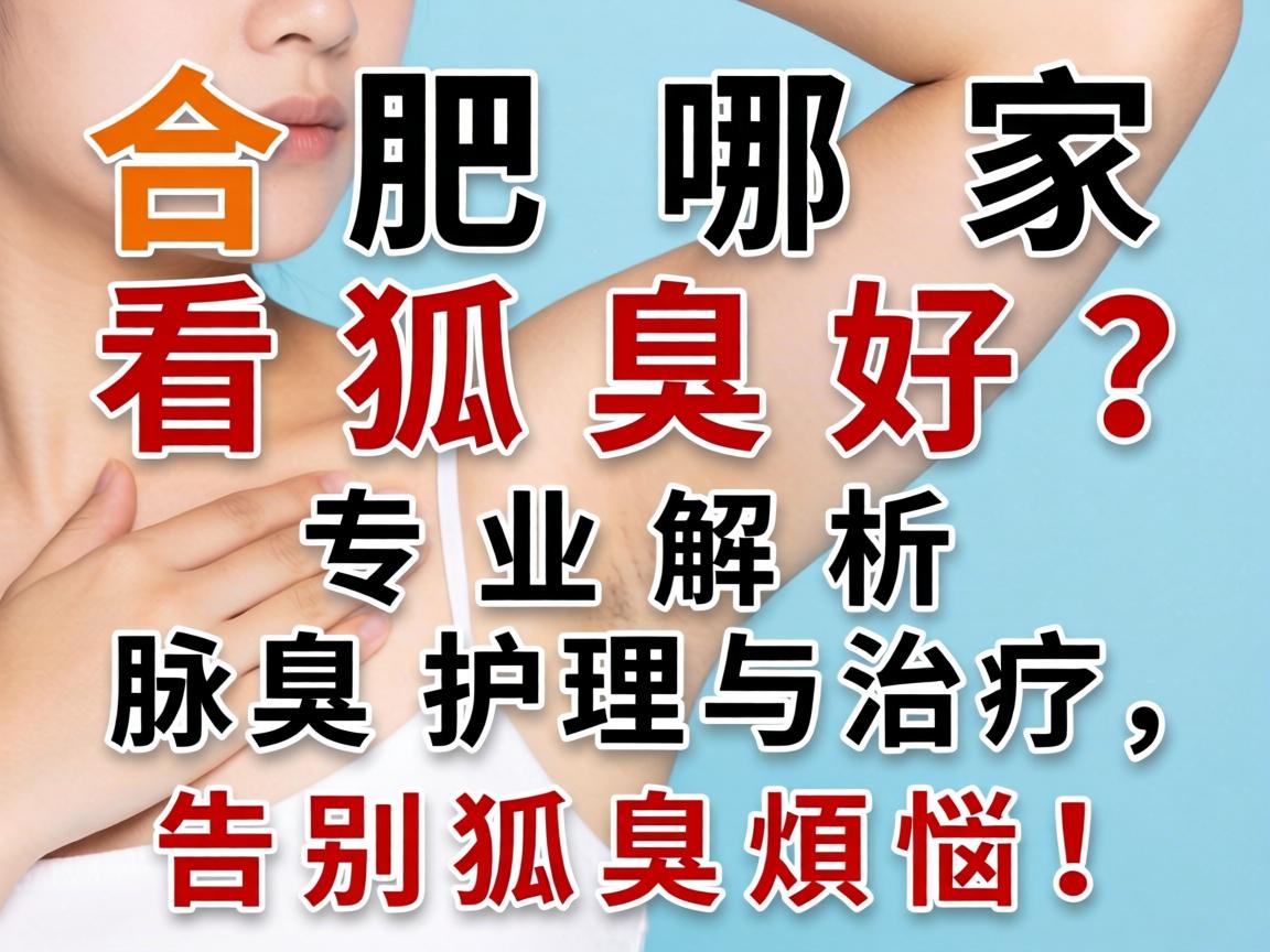 合肥哪家看狐臭好？专业解析腋臭护理与治疗，告别狐臭烦恼！