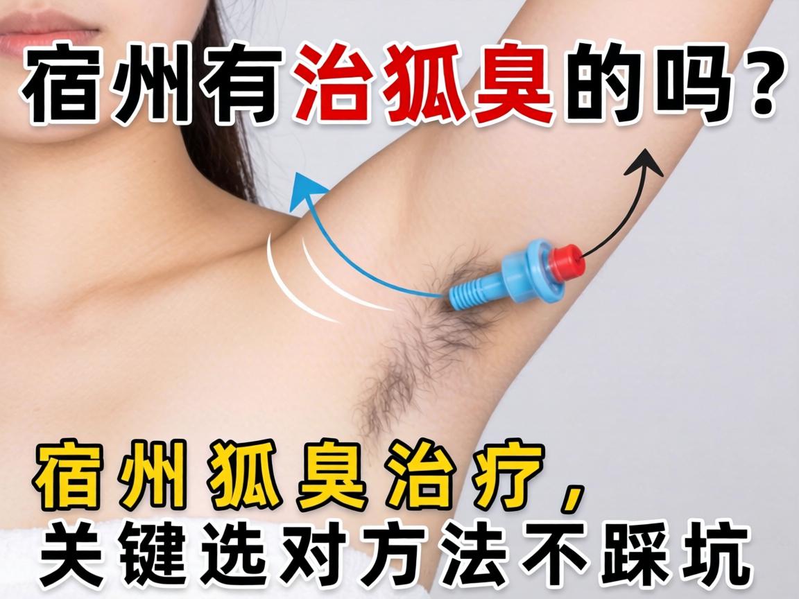 宿州有治狐臭的吗？宿州狐臭治疗，关键选对方法不踩坑