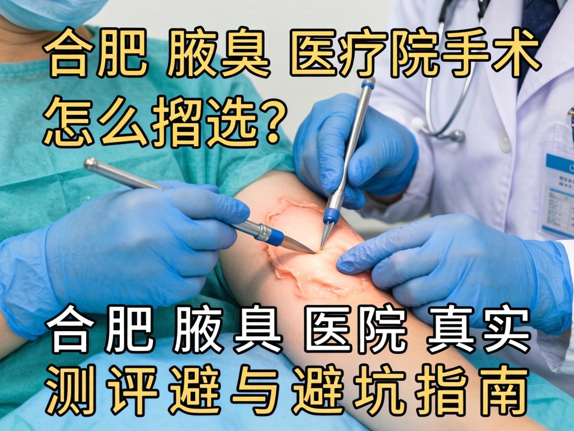 合肥腋臭手术医院怎么选？合肥腋臭医院真实测评与避坑指南