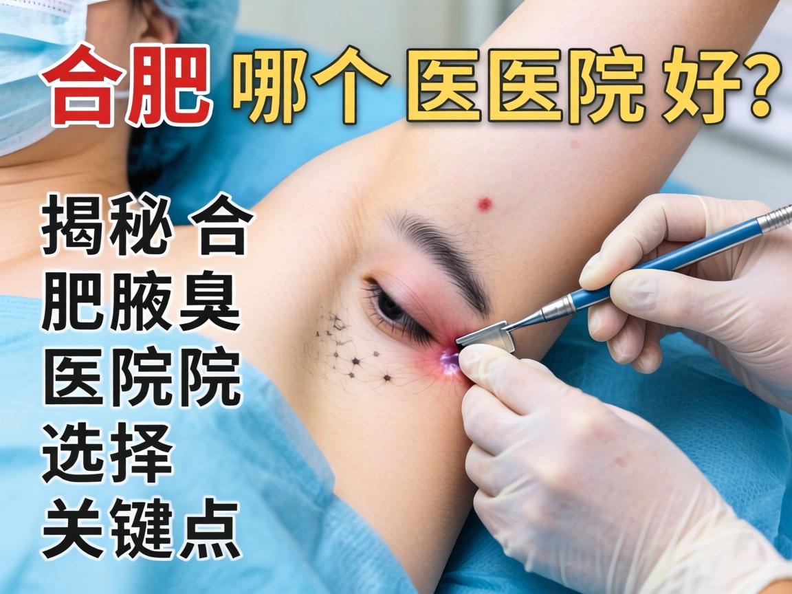 合肥腋下手术哪个医院好？揭秘合肥腋臭医院选择关键点