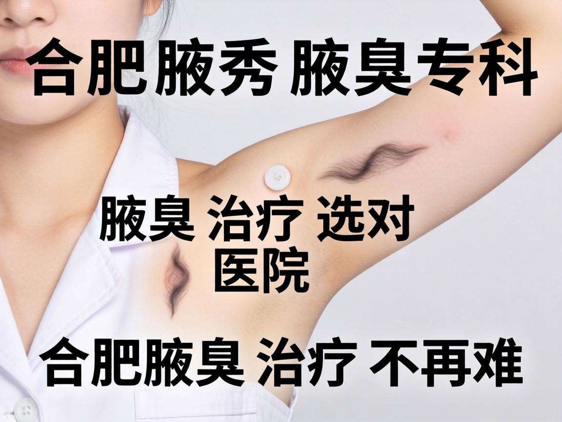 合肥腋秀腋臭专科，腋臭治疗选对医院，合肥腋臭治疗不再难
