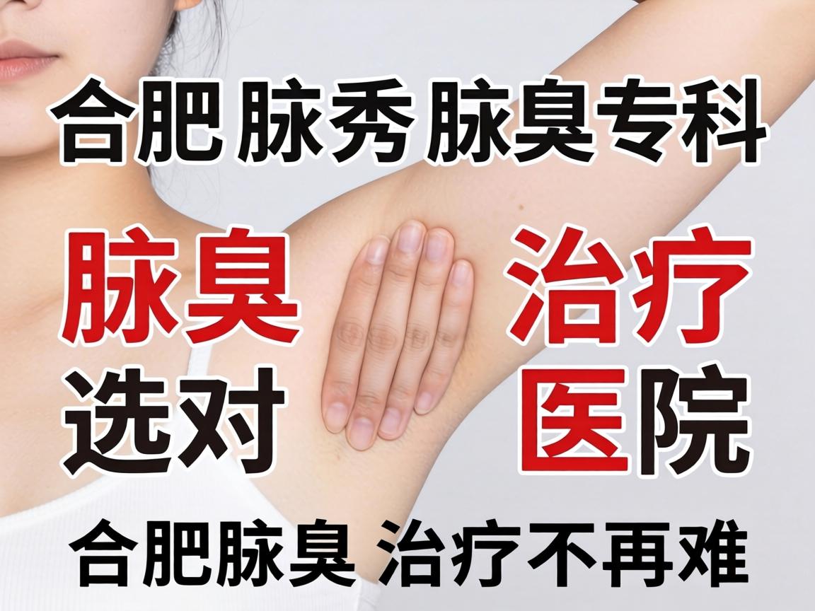 合肥腋秀腋臭专科，腋臭治疗选对医院，合肥腋臭治疗不再难