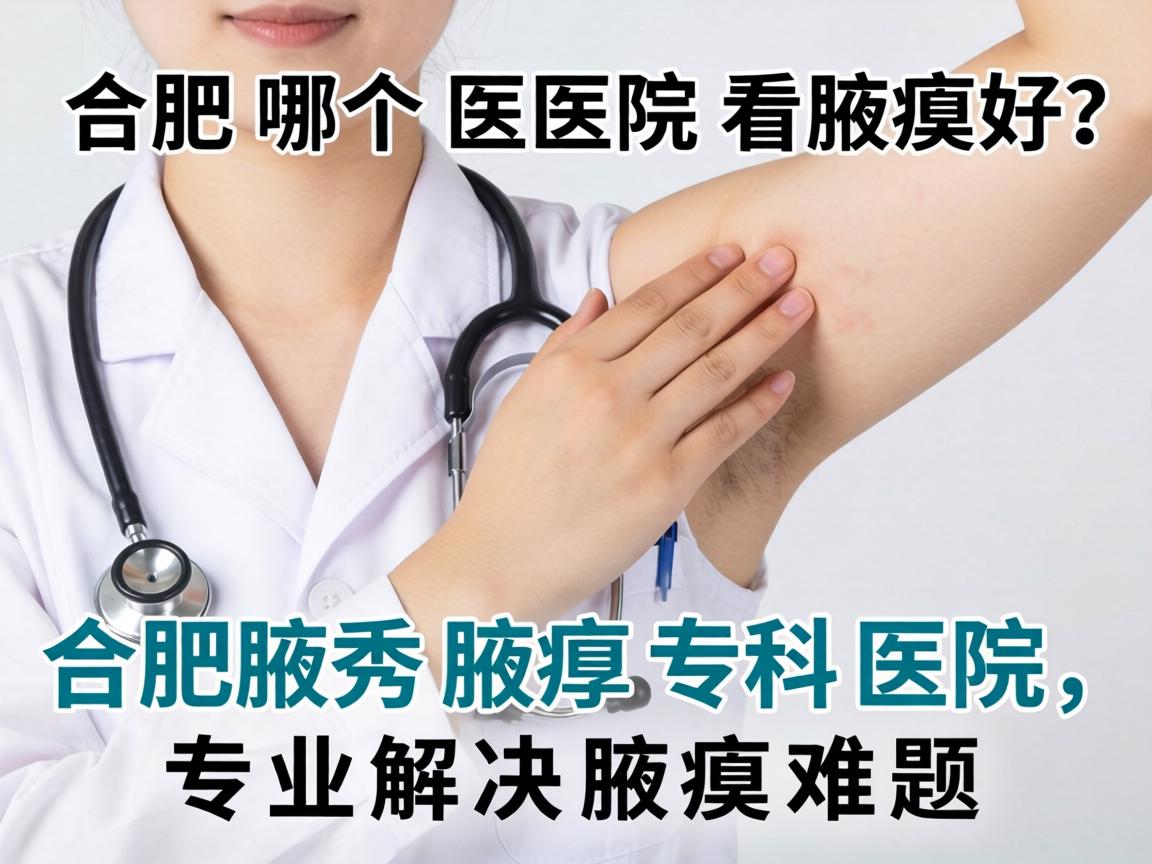 合肥哪个医院看腋臭好？合肥腋秀腋臭专科医院，专业解决腋臭难题