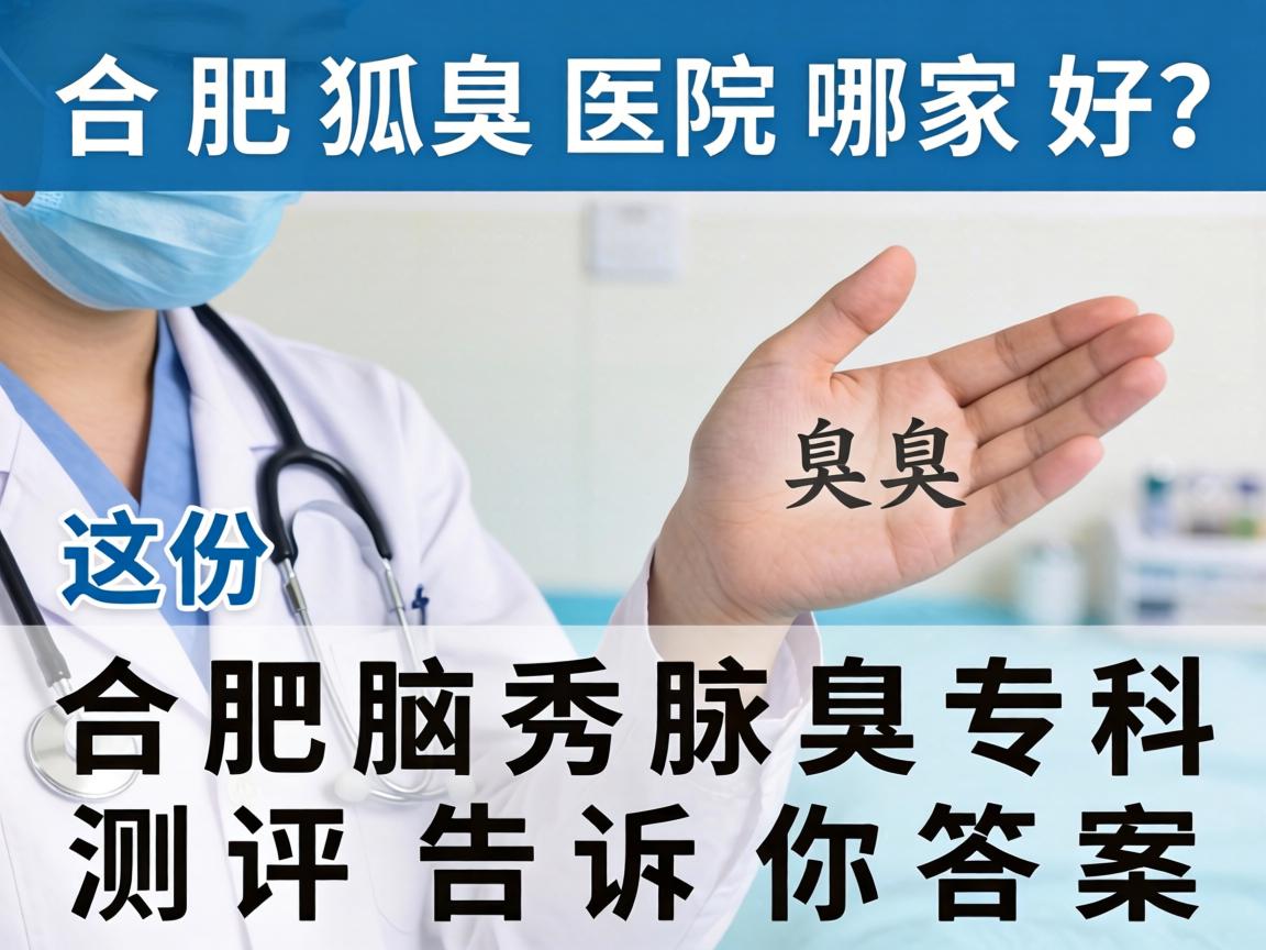 合肥狐臭医院哪家好？这份合肥腋秀腋臭专科测评告诉你答案
