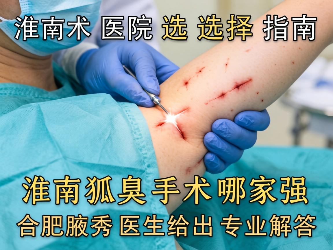淮南狐臭手术医院选择指南，淮南狐臭手术哪家强，合肥腋秀医生给出专业解答