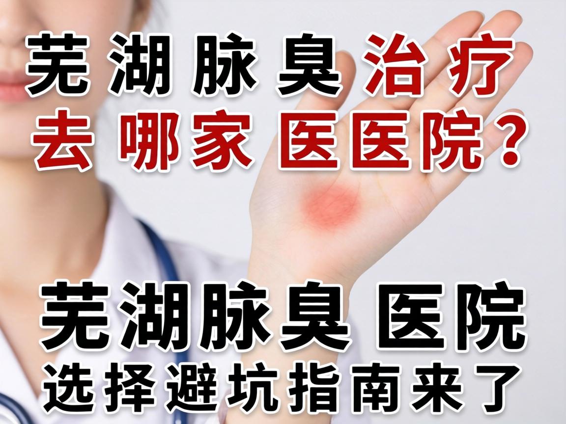 芜湖腋臭治疗去哪家医院？芜湖腋臭医院选择避坑指南来了