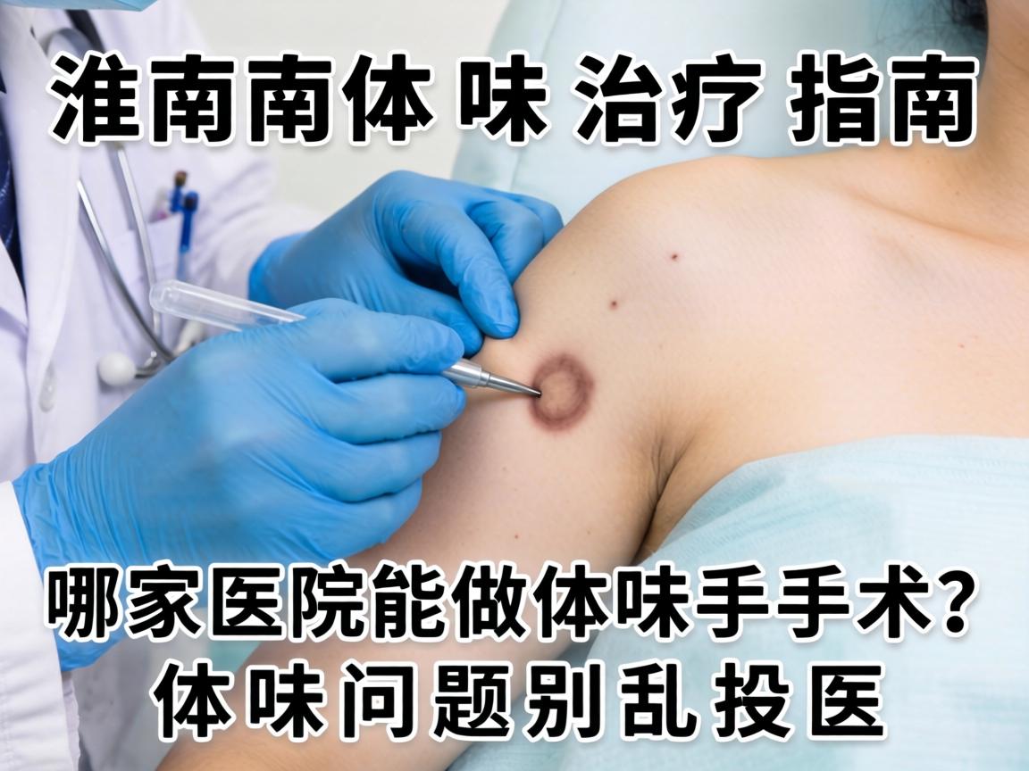 淮南体味治疗指南，哪家医院能做体味手术？体味问题别乱投医