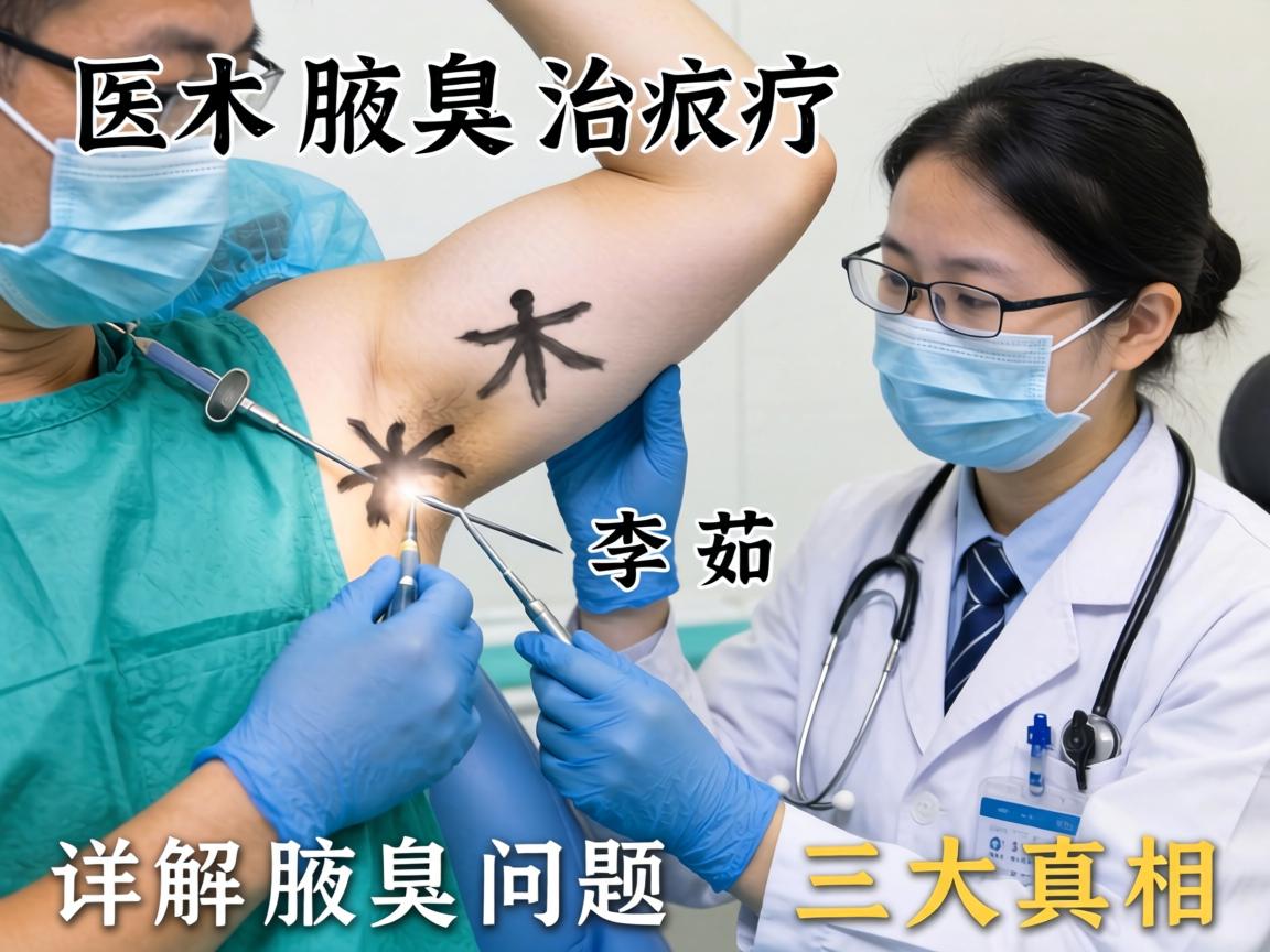 腋臭手术腋臭治疗，李茹医生详解腋臭问题三大真相
