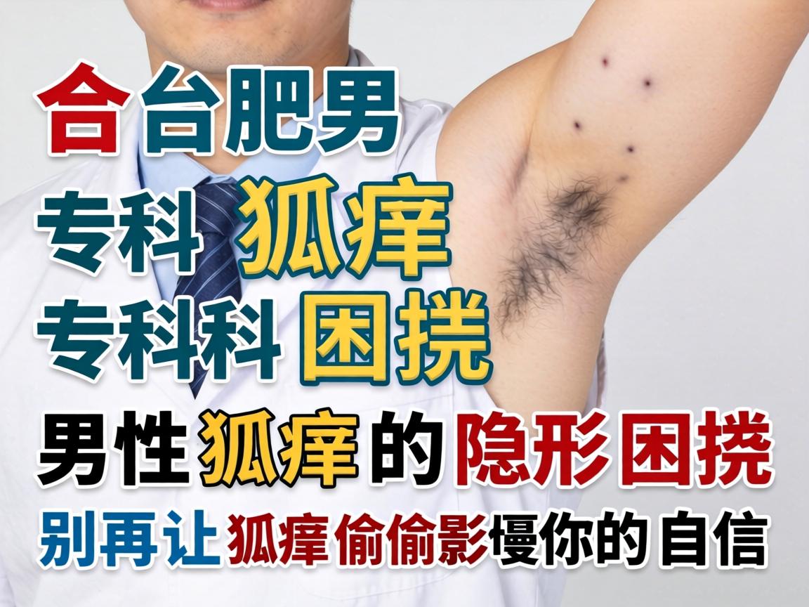 合肥男性狐臭专科，男性狐臭的隐形困扰，别再让狐臭偷偷影响你的自信