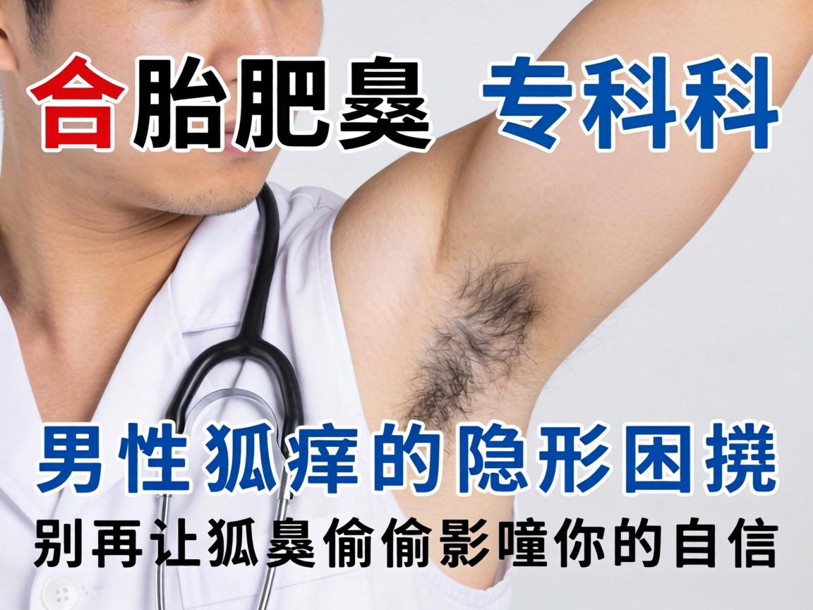 合肥男性狐臭专科，男性狐臭的隐形困扰，别再让狐臭偷偷影响你的自信