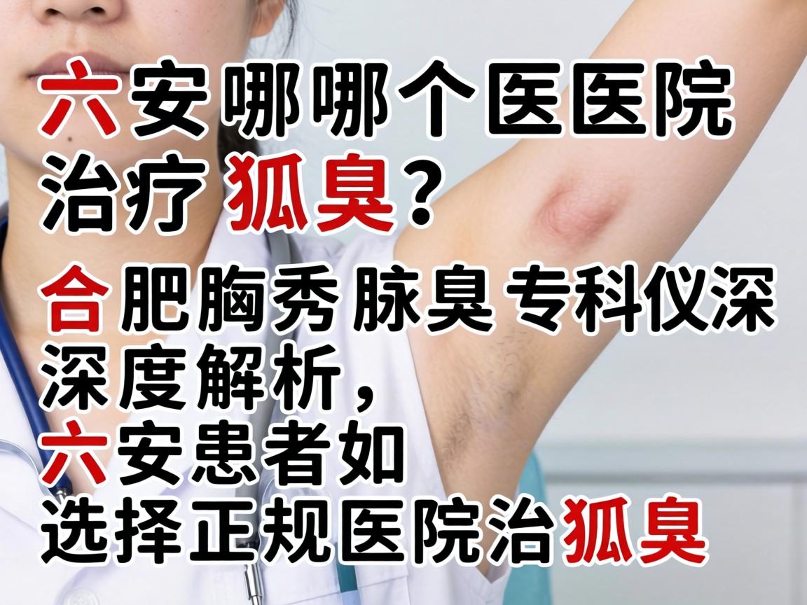 六安哪个医院治疗狐臭？合肥腋秀腋臭专科深度解析，六安患者如何选择正规医院治狐臭