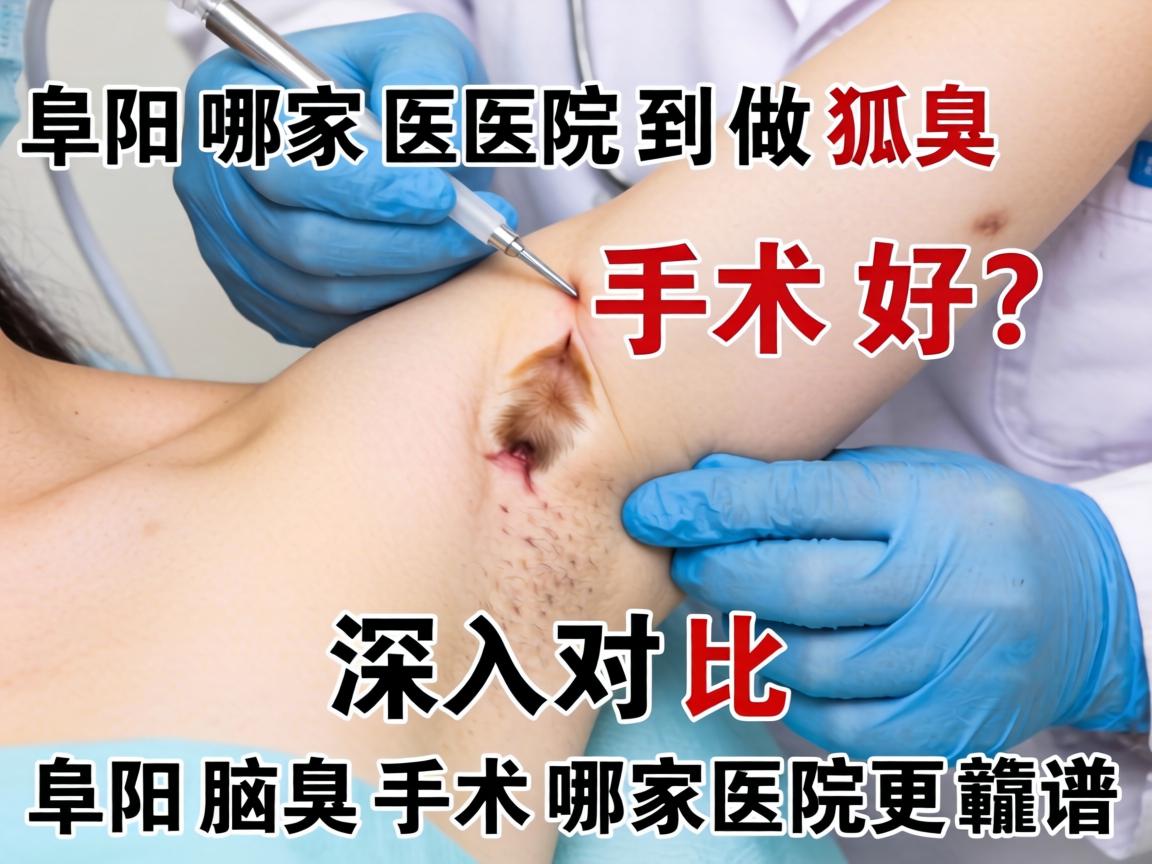 阜阳哪家医院做狐臭手术好？深入对比阜阳腋臭手术哪家医院更靠谱