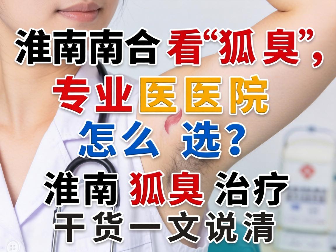 淮南看狐臭，专业医院怎么选？淮南狐臭治疗干货一文说清