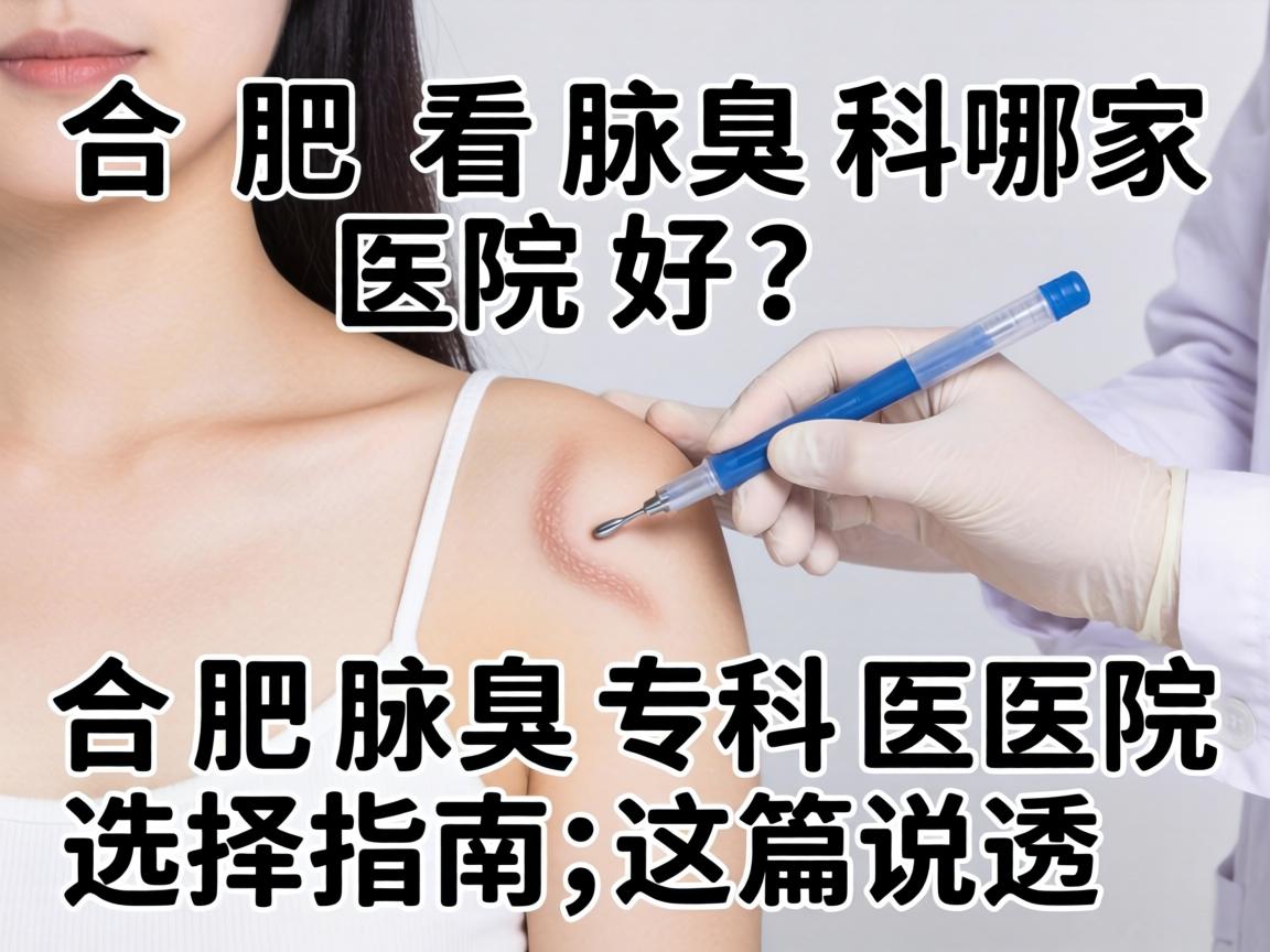 合肥看腋臭科哪家医院好？合肥腋臭专科医院选择指南，这篇说透