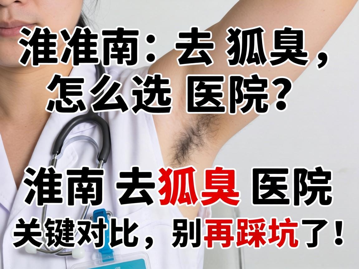 淮南去狐臭怎么选医院？淮南去狐臭医院关键对比，别再踩坑了！