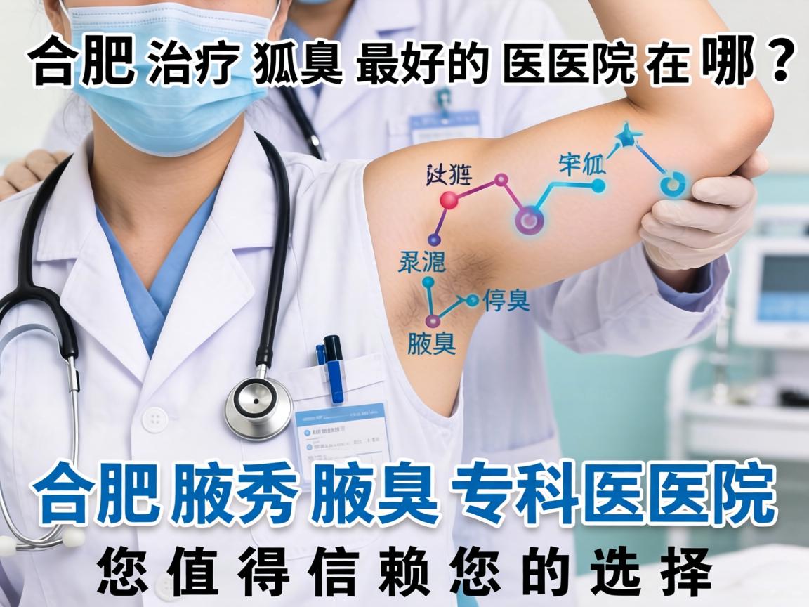 合肥治疗狐臭最好的医院在哪？合肥腋秀腋臭专科医院是您值得信赖的选择