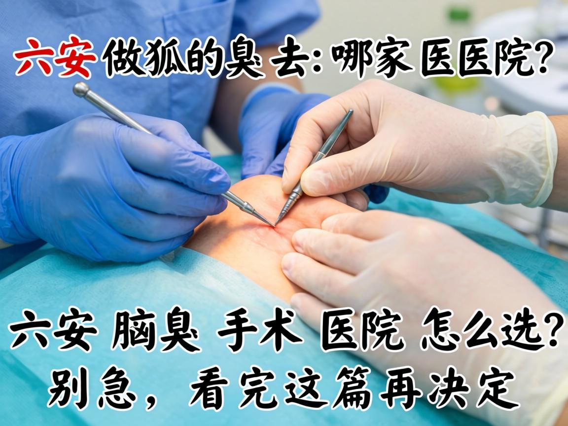 六安做狐臭手术去哪家医院？六安腋臭手术医院怎么选？别急，看完这篇再决定