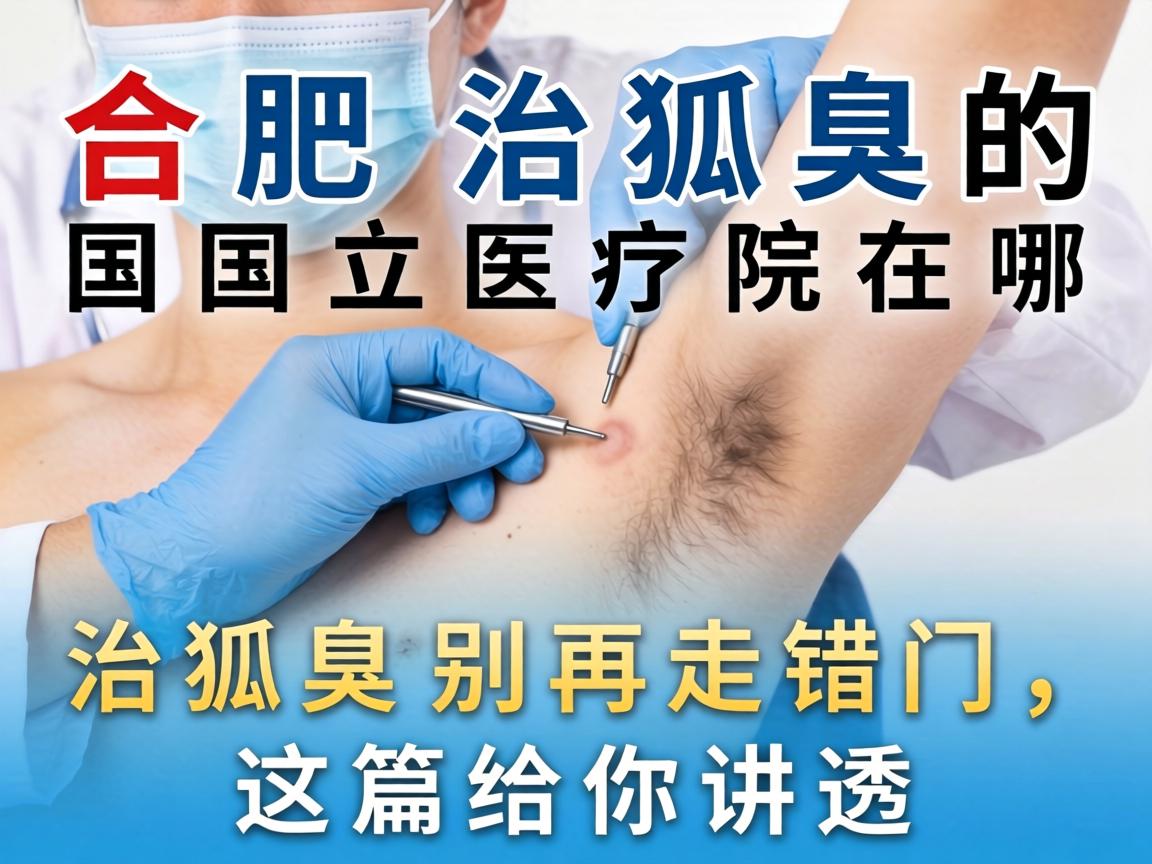 合肥治狐臭的国立医院在哪？治狐臭别再走错门，这篇给你讲透