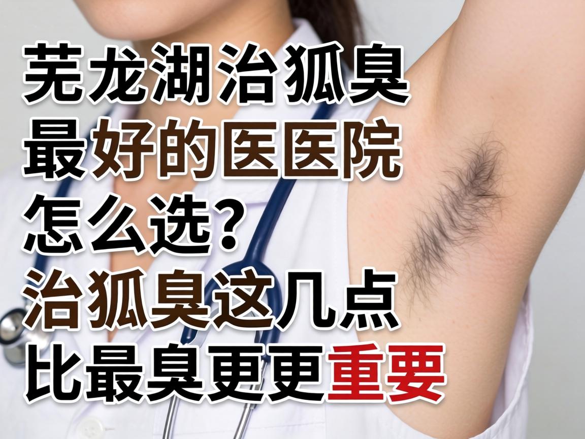 芜湖治狐臭最好的医院怎么选？治狐臭这几点比最好更重要