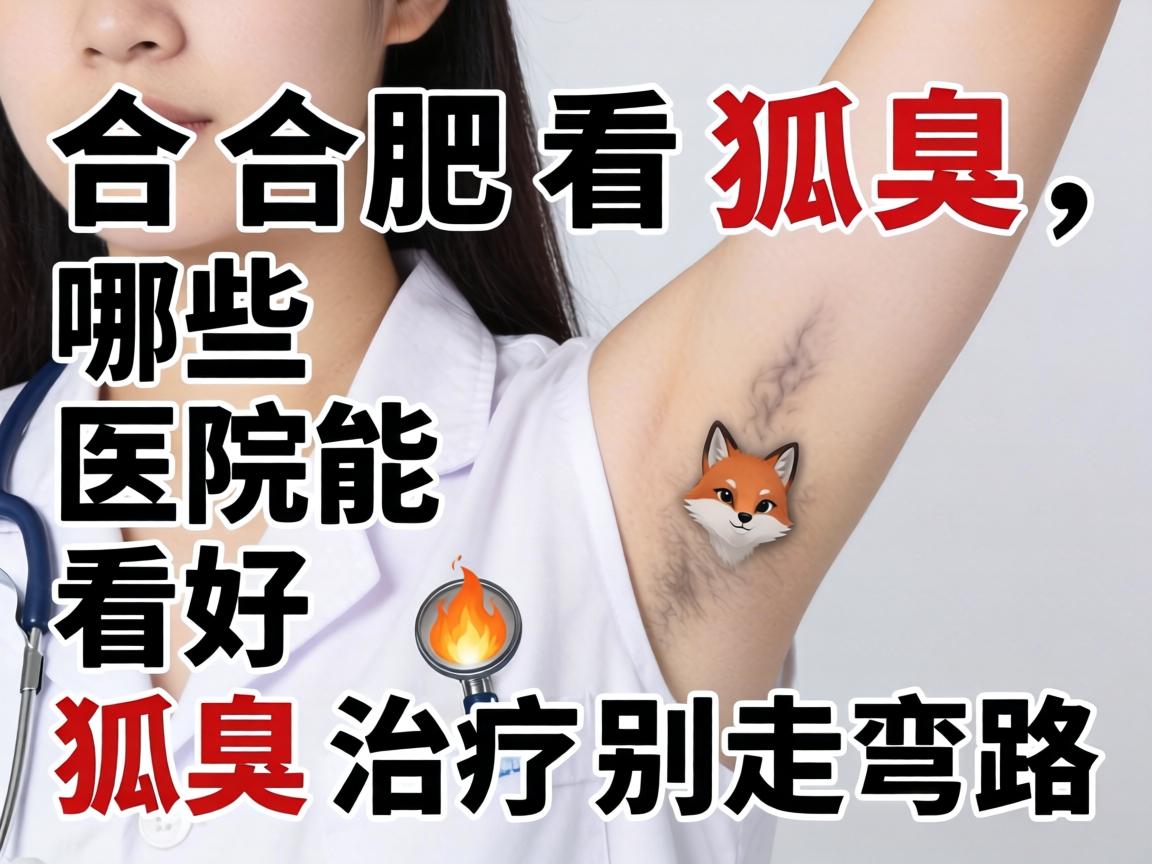 在合肥看狐臭，哪些医院能看好？狐臭治疗别走弯路