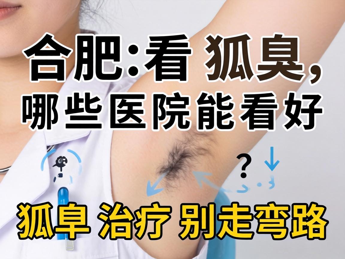 在合肥看狐臭，哪些医院能看好？狐臭治疗别走弯路