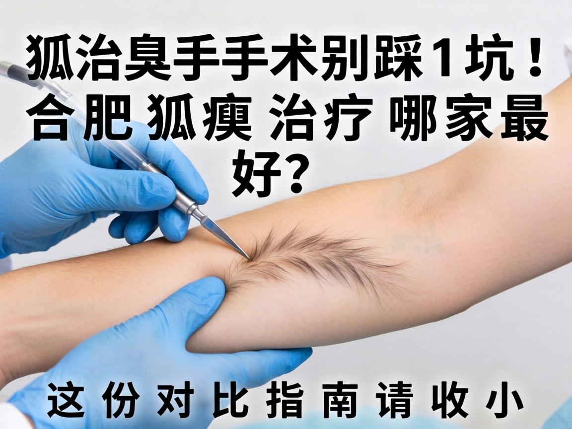 狐臭手术别踩坑！合肥狐臭治疗哪家最好？这份对比指南请收好