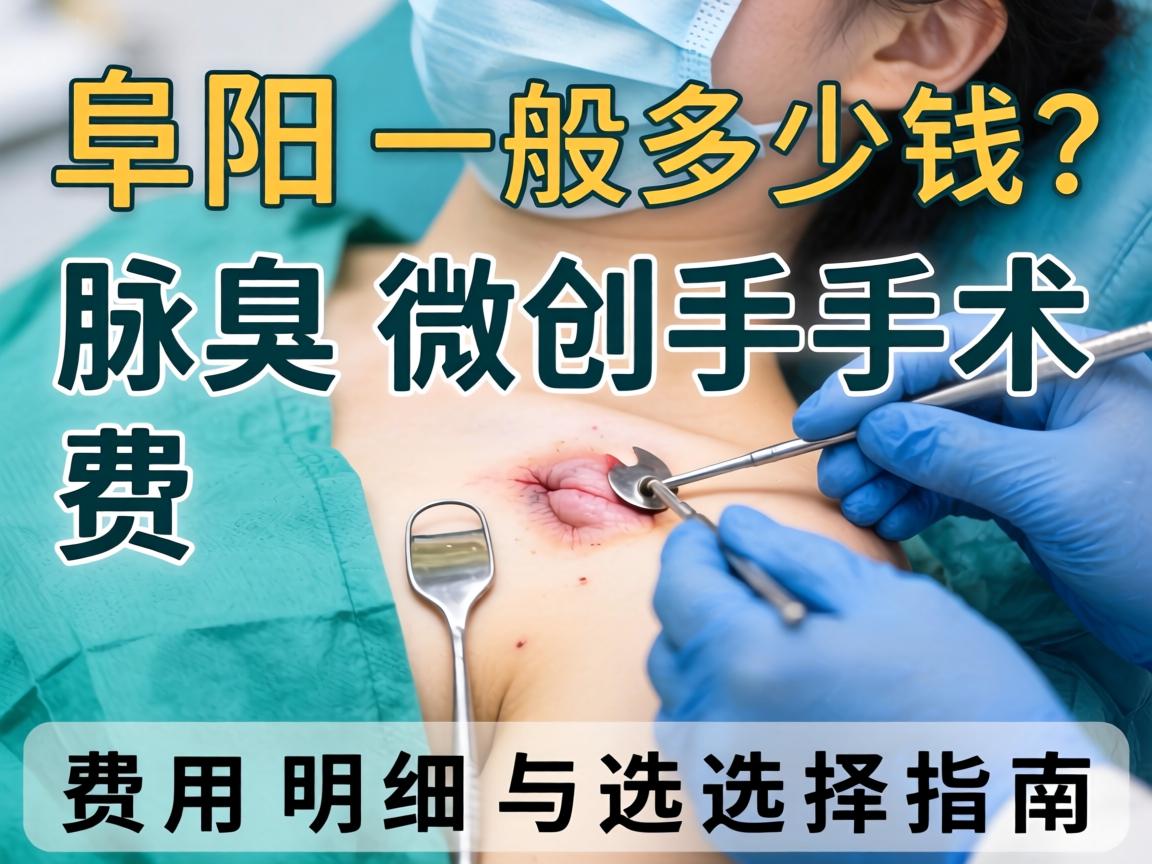 阜阳腋臭微创手术一般多少钱？腋臭微创手术费用明细与选择指南