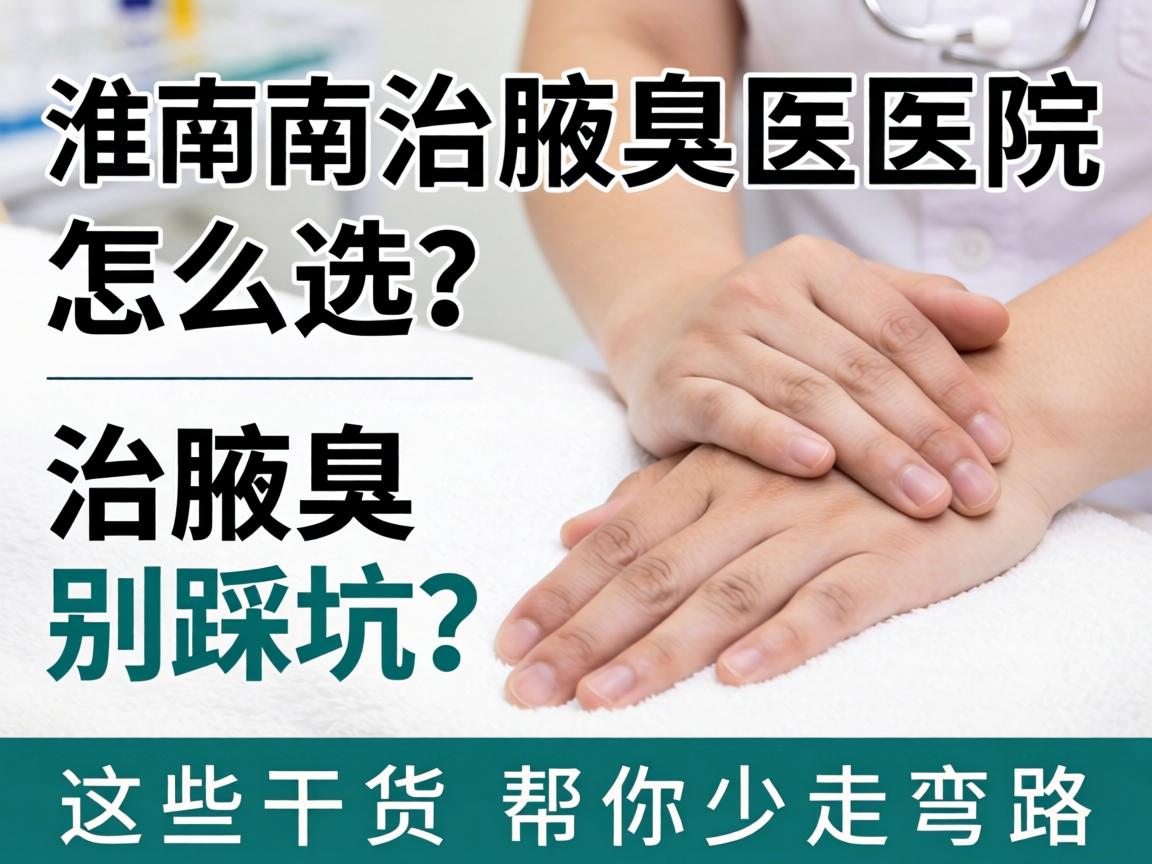 淮南治腋臭医院怎么选？治腋臭别踩坑，这些干货帮你少走弯路