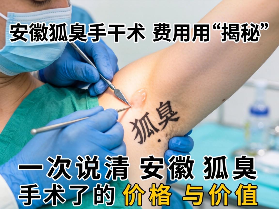 安徽狐臭手术费用揭秘，一次说清安徽狐臭手术的价格与价值