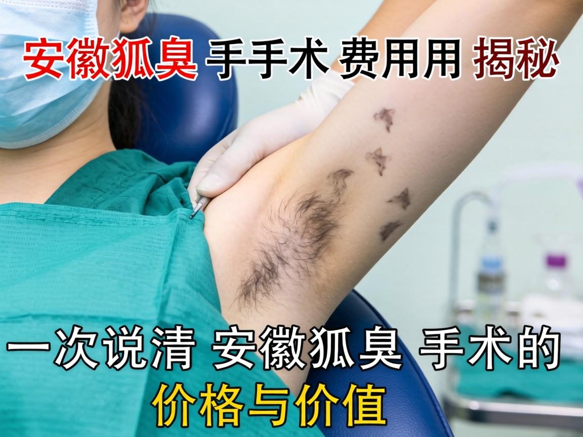安徽狐臭手术费用揭秘，一次说清安徽狐臭手术的价格与价值