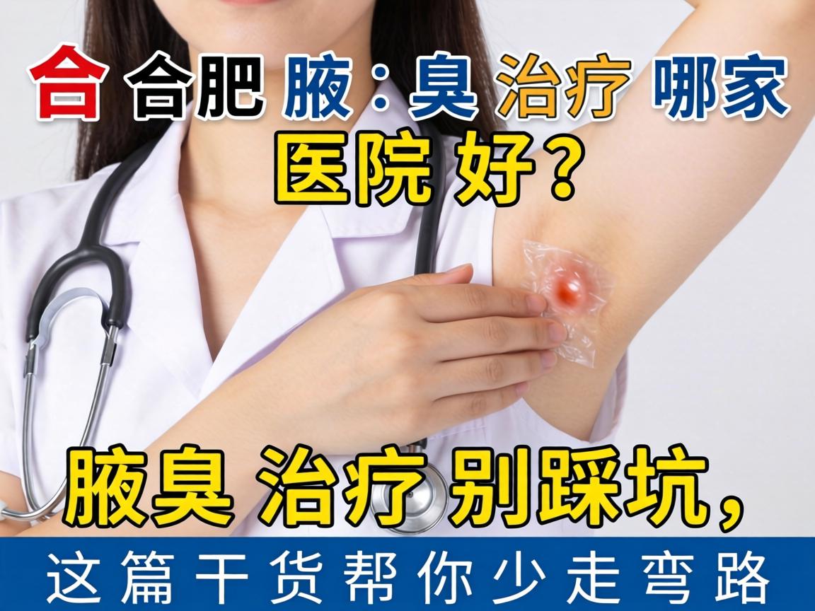 合肥腋臭治疗哪家医院好？腋臭治疗别踩坑，这篇干货帮你少走弯路
