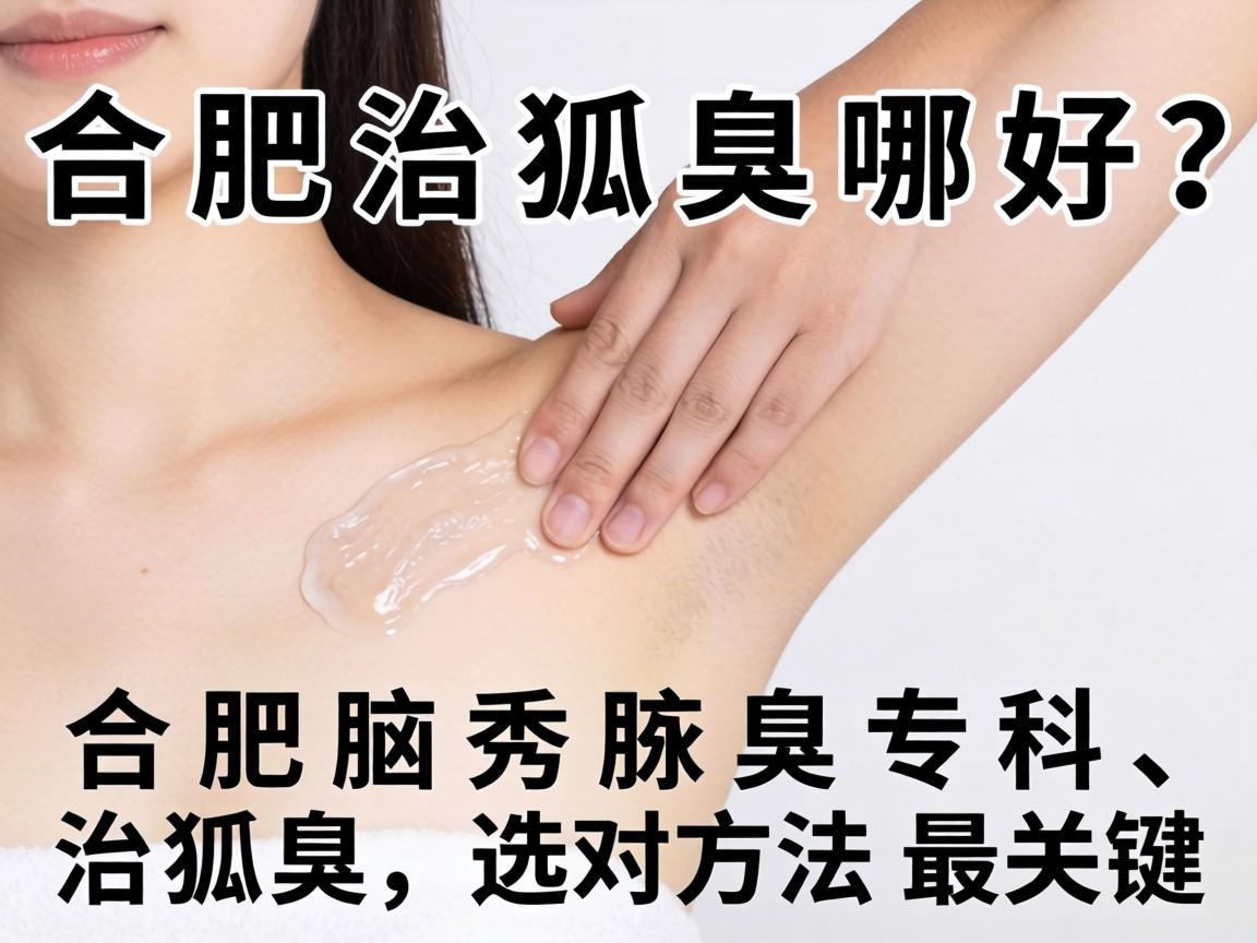 合肥治狐臭哪好？合肥腋秀腋臭专科，治狐臭，选对方法最关键
