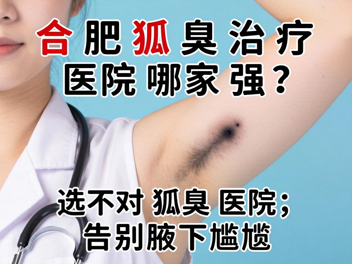 合肥狐臭治疗医院哪家强？选对狐臭医院，告别腋下尴尬
