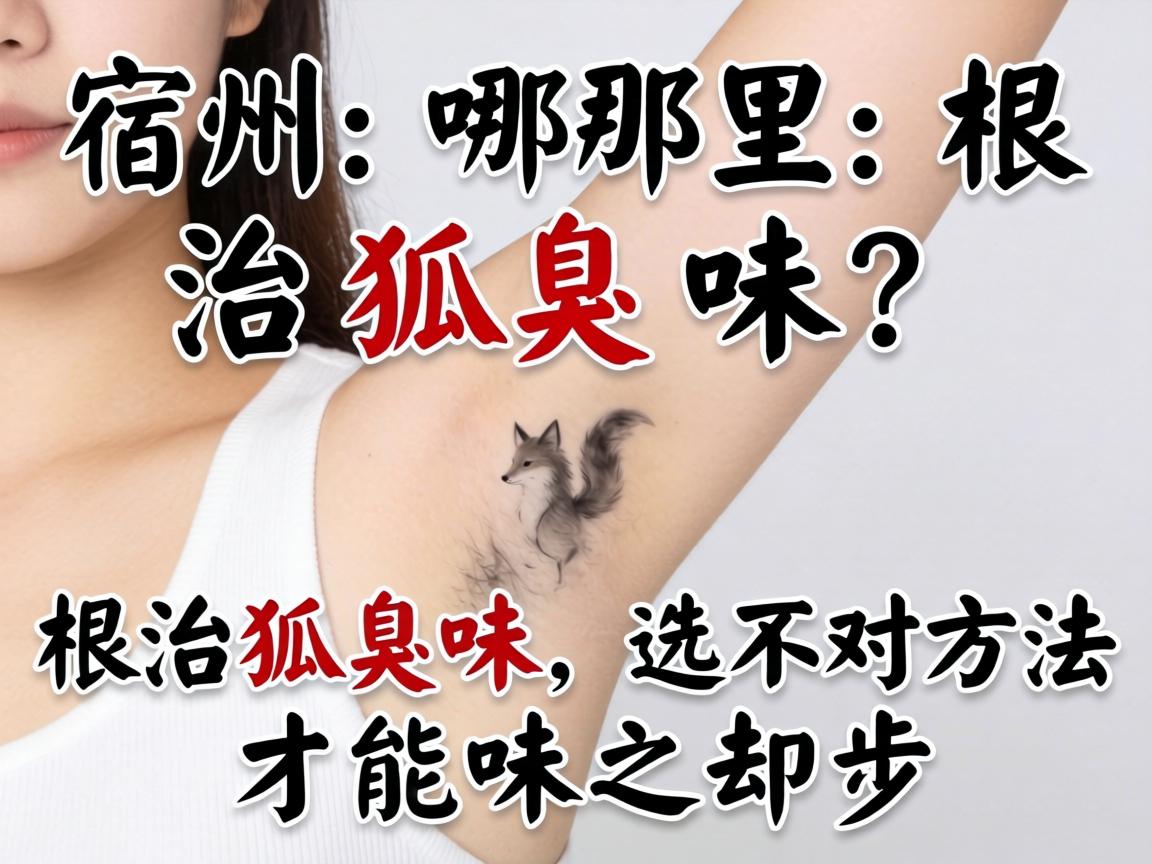 宿州哪里根治狐臭味？根治狐臭味，选对方法才能味之却步