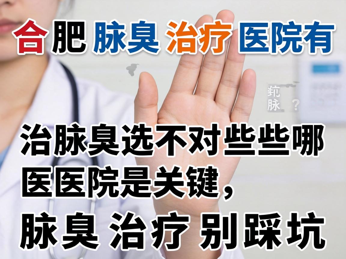 合肥腋臭治疗医院有哪些？治腋臭选对医院是关键，腋臭治疗别踩坑