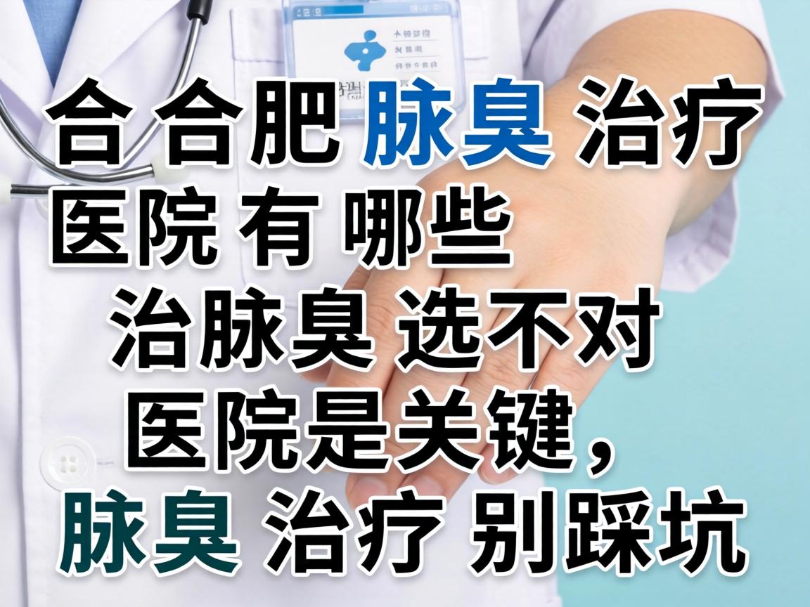 合肥腋臭治疗医院有哪些？治腋臭选对医院是关键，腋臭治疗别踩坑