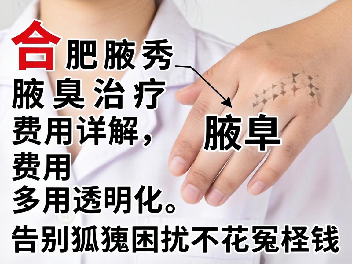 合肥腋秀腋臭治疗费用详解,费用透明化,告别狐臭困扰不花冤枉钱 合肥腋秀腋臭治疗费用详解,费用透明化,告别狐臭困扰不花冤枉钱