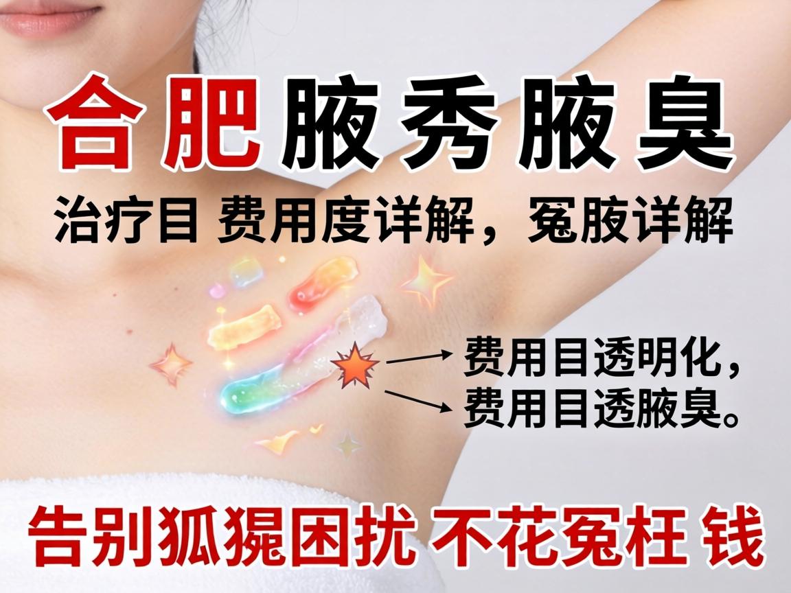 合肥腋秀腋臭治疗费用详解,费用透明化,告别狐臭困扰不花冤枉钱 合肥腋秀腋臭治疗费用详解,费用透明化,告别狐臭困扰不花冤枉钱