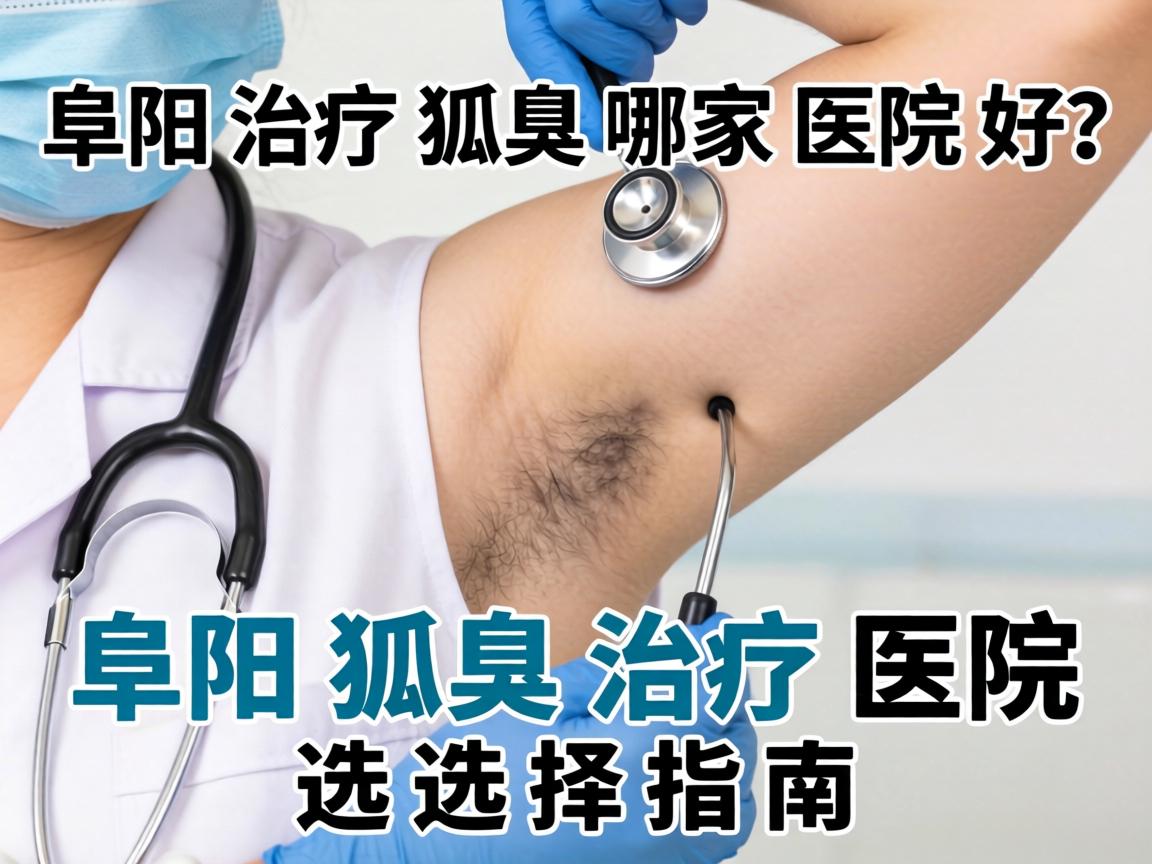 阜阳治疗狐臭哪家医院好？阜阳狐臭治疗医院选择指南