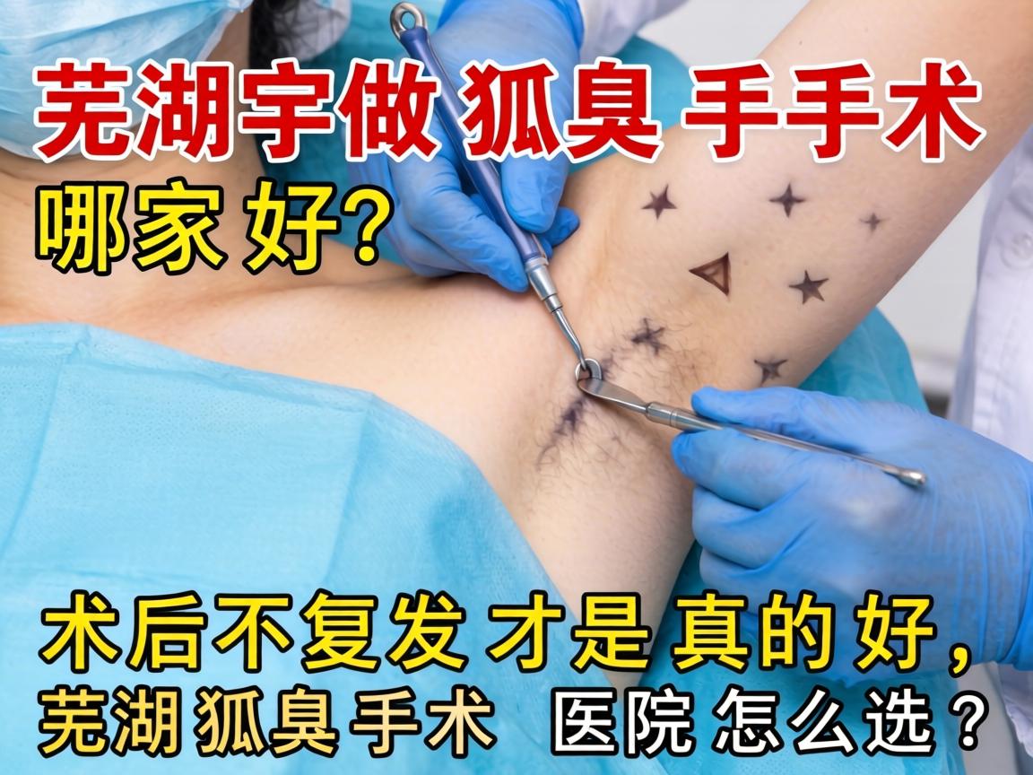 芜湖做狐臭手术哪家好？术后不复发才是真的好，芜湖狐臭手术医院怎么选？
